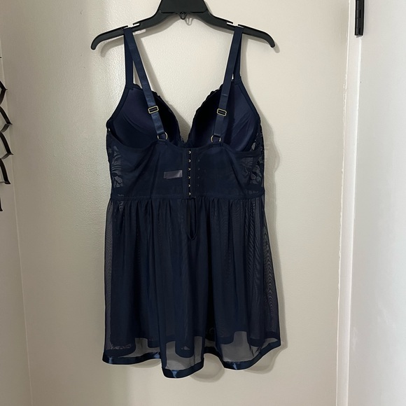 Daisy Fuentes (NWOT) Navy Blue Lingerie Set - Picture 2 of 7